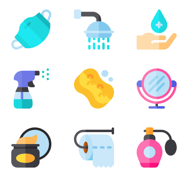 600x564 Shower Head Icons