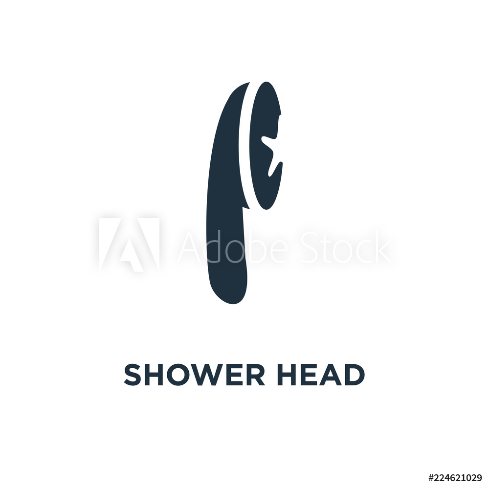 1000x1000 Fotografie, Obraz Shower Head Icon Posters Cz