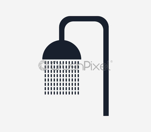 500x438 Shower Icon, Stock Vector Crushpixel