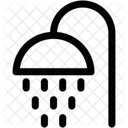 256x256 Shower Icon Of Line Style