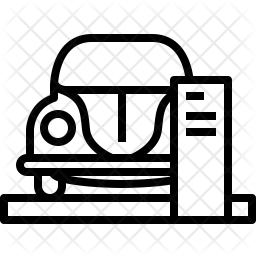 256x256 Showroom Icon Of Line Style