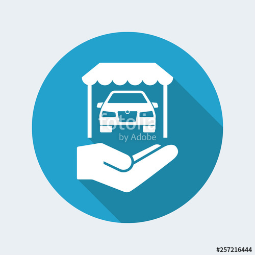 500x500 Automotive Showroom Services Icon Stock Image And Royalty Free