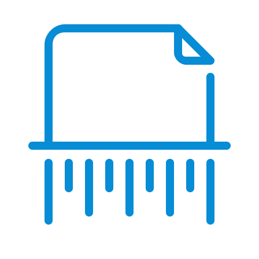 512x512 Paper, File, Shred, Document, Destroy, Shredder Icon
