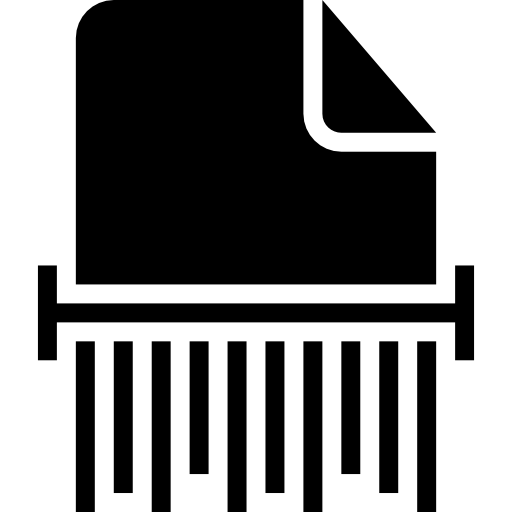 512x512 Paper Shredder Black Symbol Icons Free Download