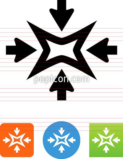 400x513 Shrink Arrow Icon