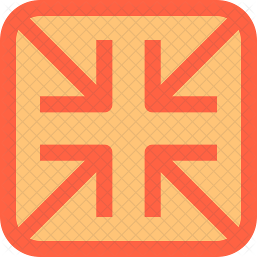 512x512 Shrink Icon Of Flat Style