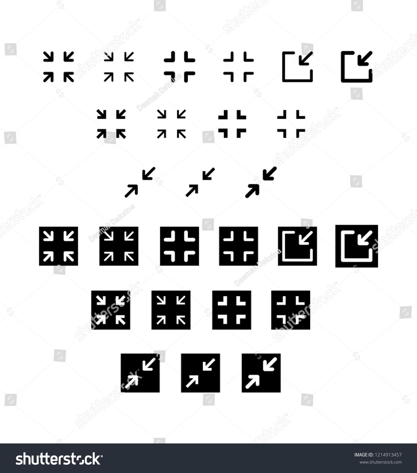 1412x1600 Exit Fullscreen Icon Design Exit Fullscreen, Shrink, Exit