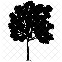 256x256 Shrub Icon Of Glyph Style