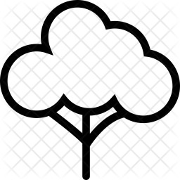 256x256 Shrub Icon Of Line Style