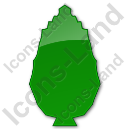 256x256 Shrub Plain Green Icon, Pngico Icons