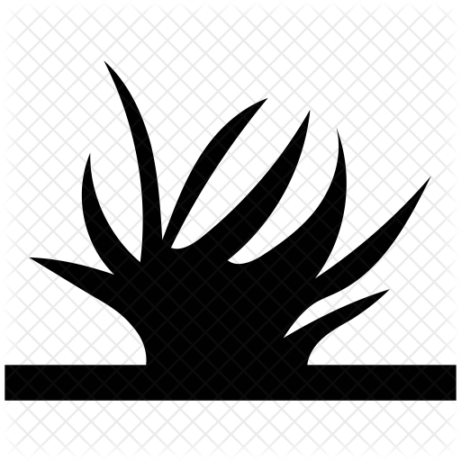 512x512 Bushes Icon Of Glyph Style