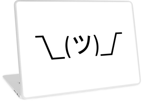 558x400 Shrug Emoticon