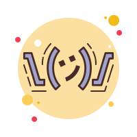 200x200 Shrug Emoticon Icon
