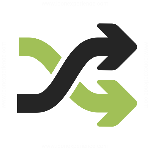 512x512 Arrow Shuffle Icon Iconexperience