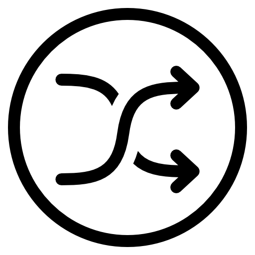 512x512 Shuffle Icon Audio Video Outline Iconset Daniele De Santis