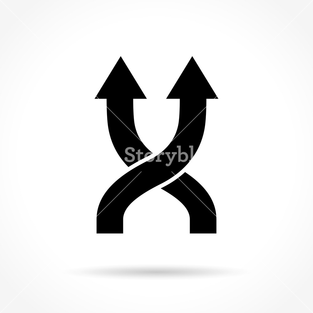 1000x1000 Illustration Of Shuffle Icon On White Background Royalty Free