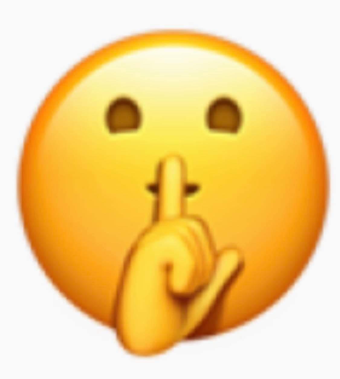 1125x1254 We Don't Talk Enough About The Shush Emoji Emojipasta