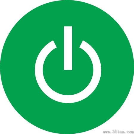 450x450 Green Shutdown Icon Vector Free Vector In Adobe Illustrator