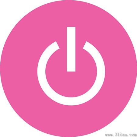 450x450 Pink Shutdown Icon Vector Free Vector In Adobe Illustrator