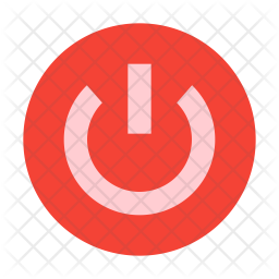 256x256 Shutdown Icon Of Flat Style