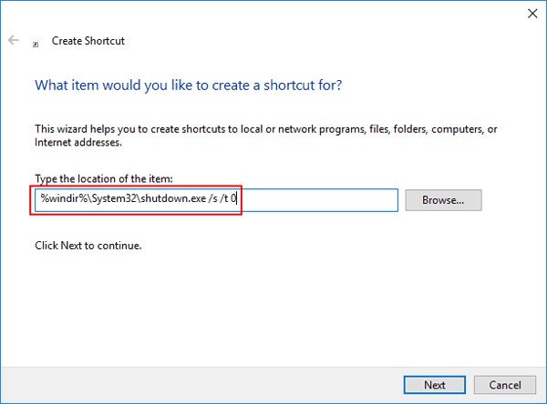 600x444 How To Create Shortcut To Shutdown Restart Windows Password