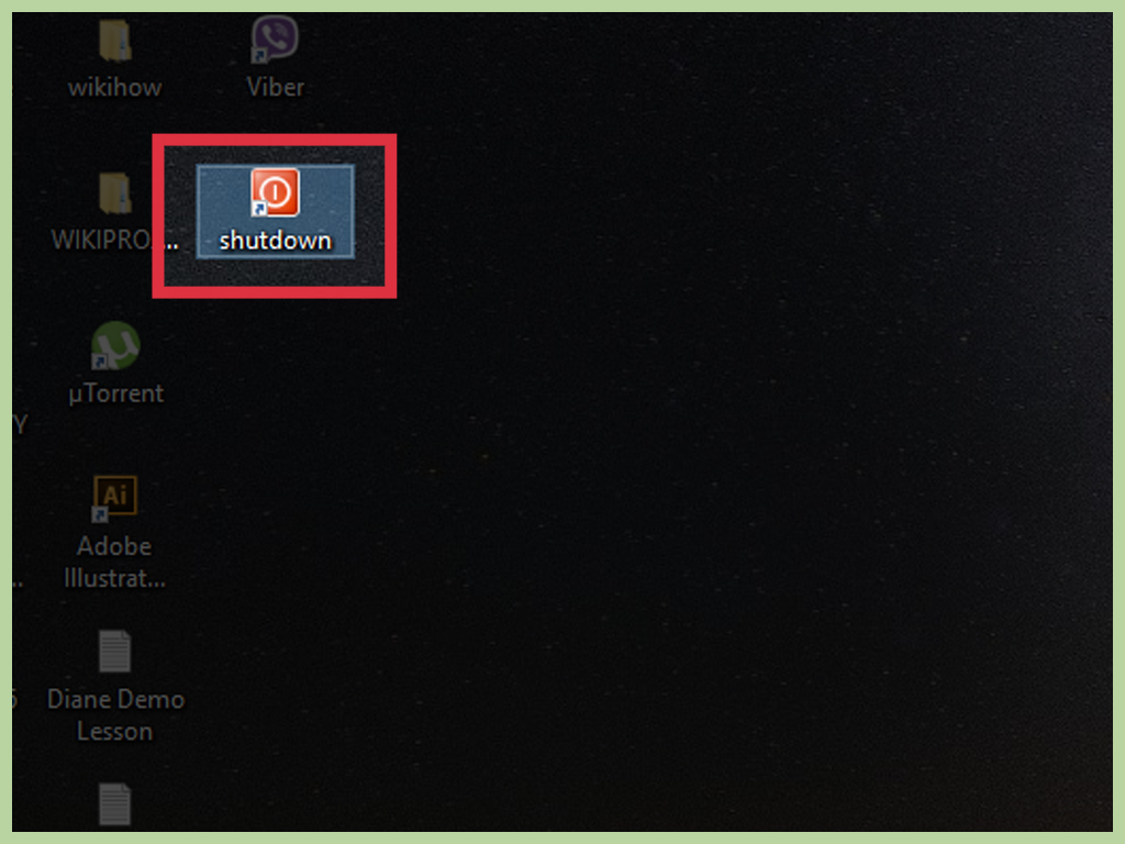 1024x768 How To Make A Shutdown Shortcut In Windows Steps