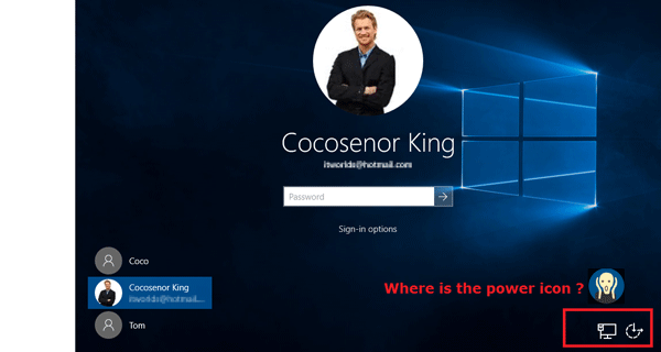 600x320 Fixed Problem Shutdown Button Missing From Windows Logon Screen