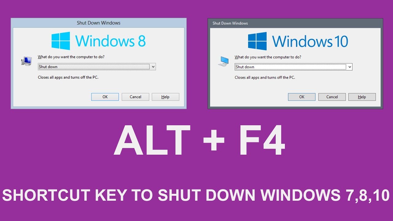 1280x720 Shortcut Key To Shut Down Windows