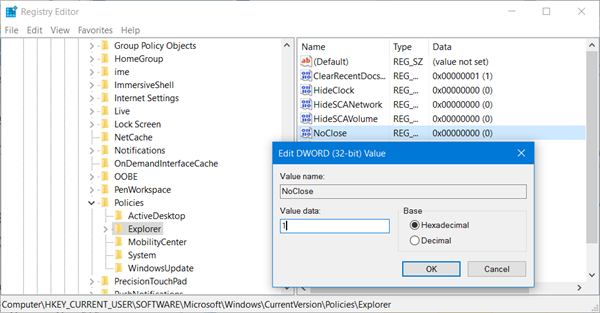 600x313 Remove Shutdown Button From Login Screen, Start Menu, Winx Menu