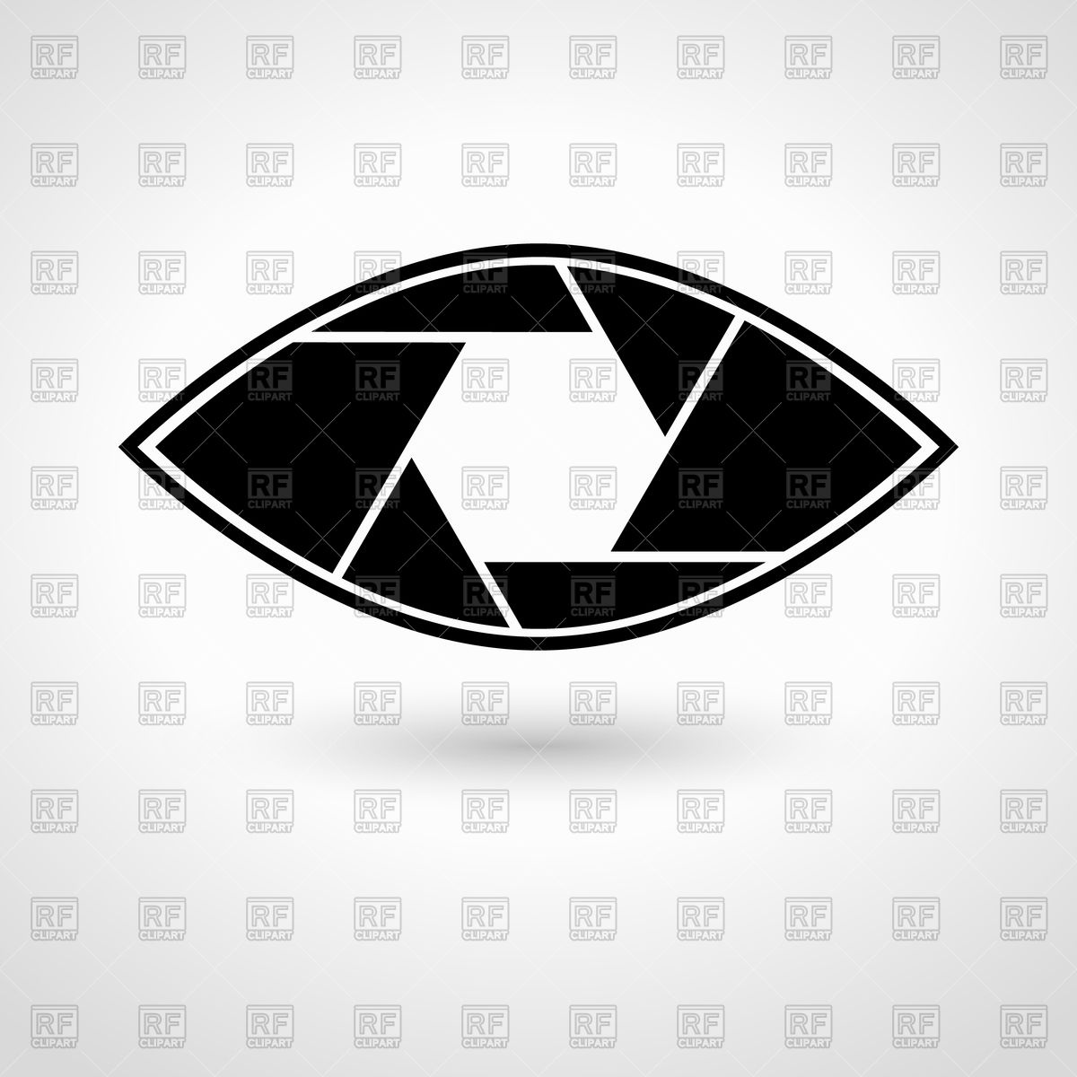 1200x1200 Shutter Eye Simple Icon Vector Image Of Icons And Emblems Kannaa