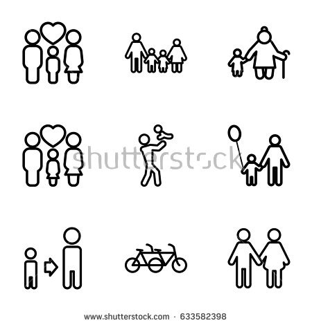 450x470 Child Outline Group With Items