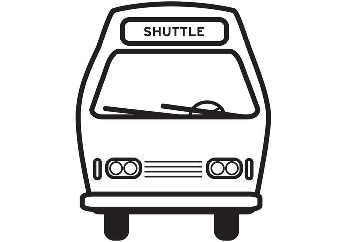 700x490 Shuttle Bus Icon Vector