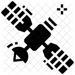 256x256 Space Shuttle Icon Of Glyph Style