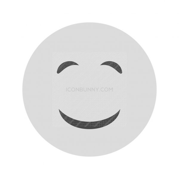 600x600 Shy Greyscale Icon