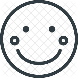 256x256 Shy Icon Of Line Style