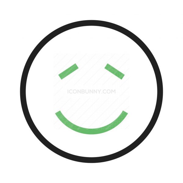 600x600 Shy Line Green Black Icon