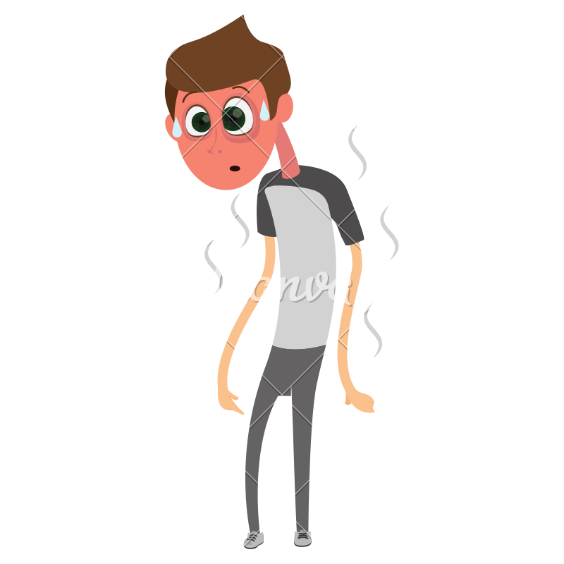 800x800 Sick Man Vector Icon