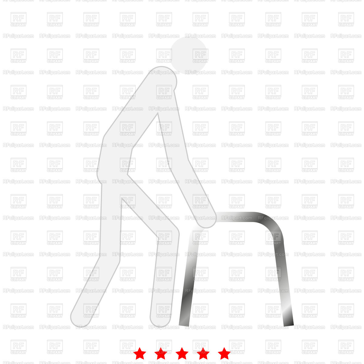 1200x1200 Sick Man Icon Simple Style Vector Image Of Icons And Emblems