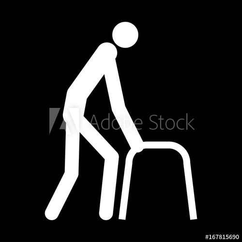 500x500 Sick Man White Color Icon