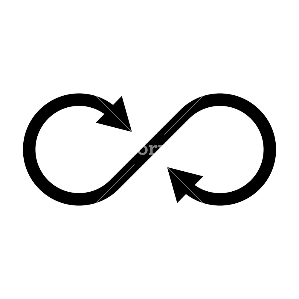 Infinity Symbol Icon With Both Side Arrows Concept Of Infinite 1000x1000 Infinity Symbol Icon With Both Side Arrows Concept Of Infinite