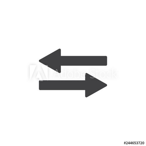 Left And Right Arrows Vector Icon Filled Flat Sign For Mobile 500x500 Left And Right Arrows Vector Icon Filled Flat Sign For Mobile