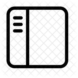 256x256 Sidebar Icon Of Line Style