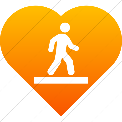 512x512 Iconsetc Simple Orange Gradient Iconathon Adopt A Sidewalk Icon