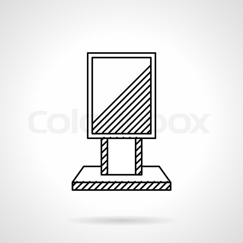 800x800 Black Flat Line Design Vector Icon For Stock Vector Colourbox