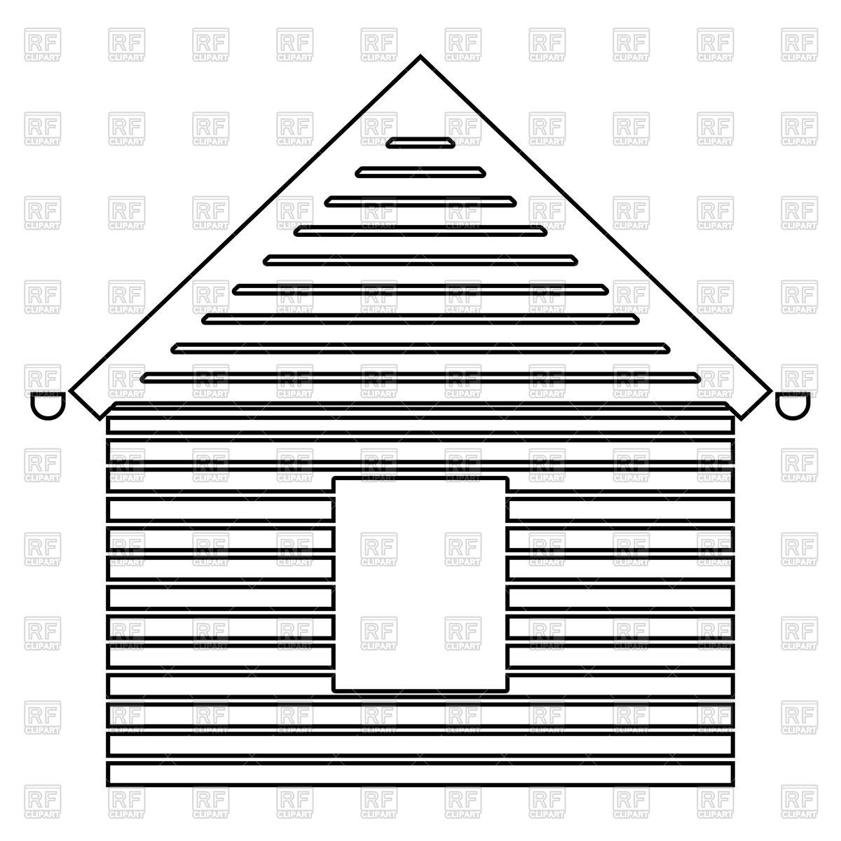 1200x1200 Siding Front View House Icon Vector Image Of Architecture