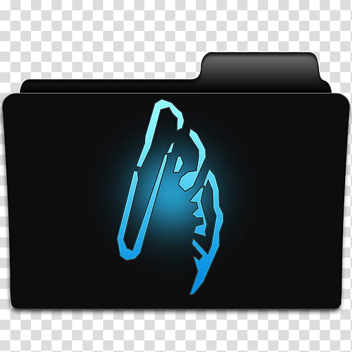 512x512 Game Folder Folders, Black And Blue Claw Computer Folder Icon