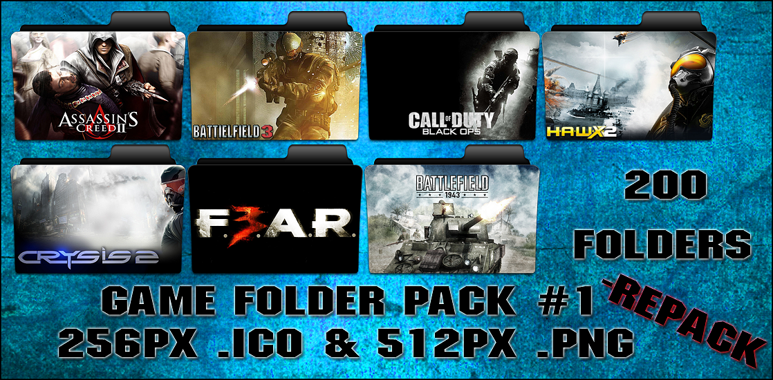 1118x550 Game Folder Pack Folders