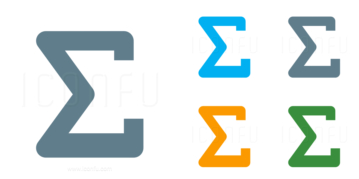 1200x600 Symbol Sum Icon