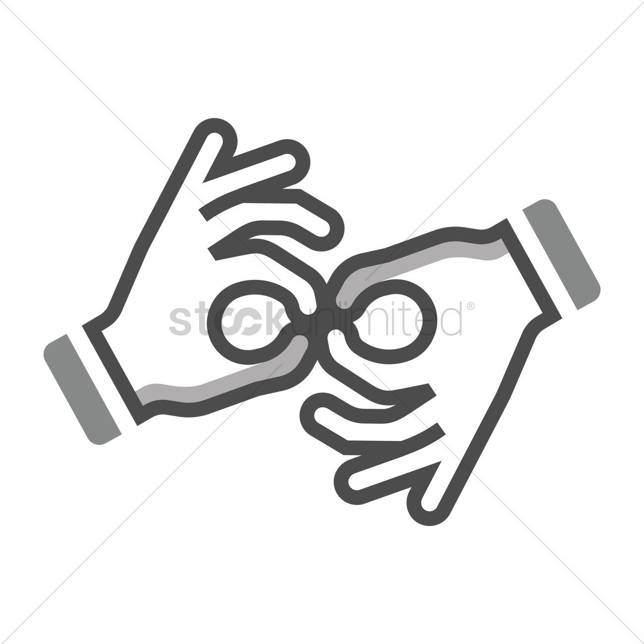 1300x1300 Sign Language Icon Vector Image