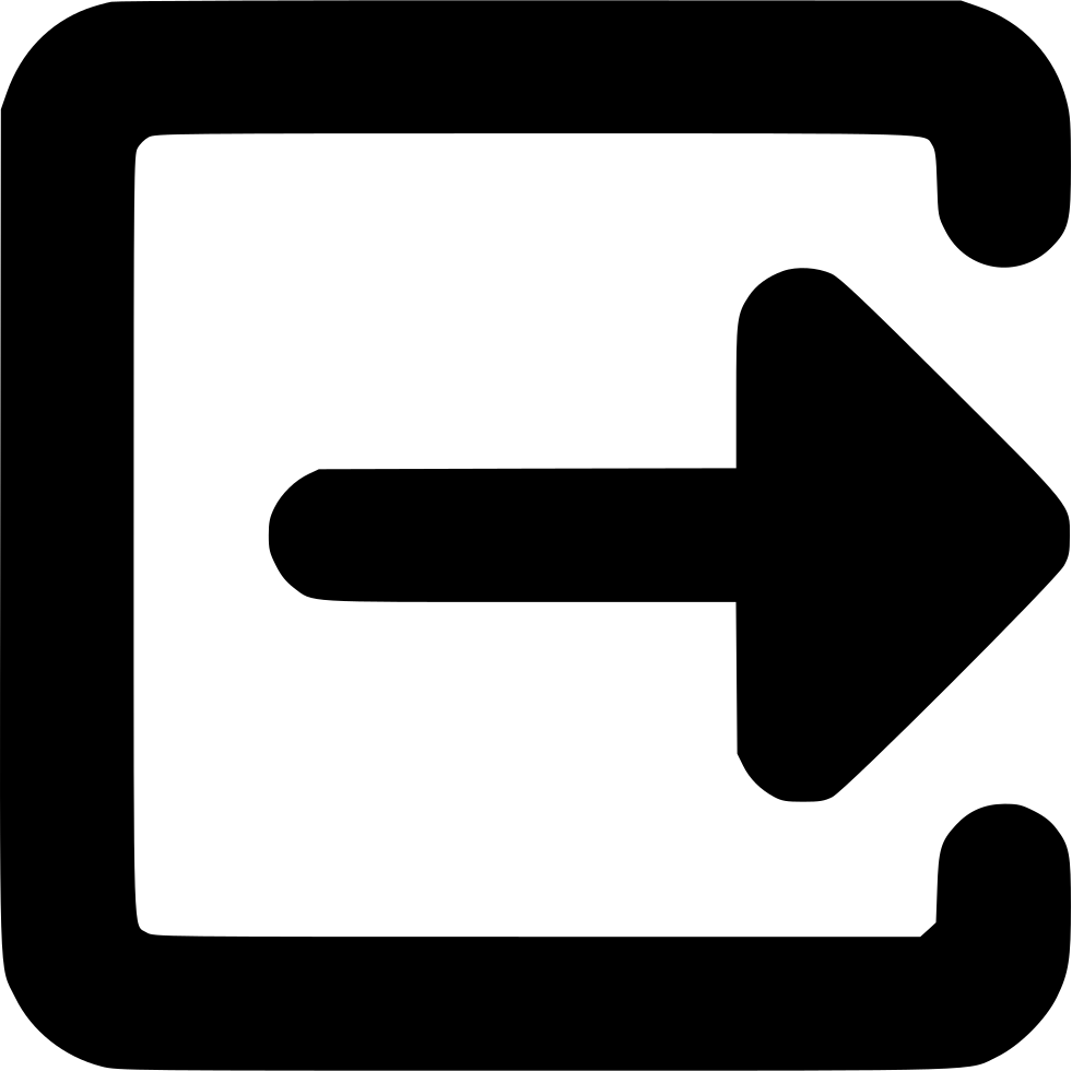 981x980 Logout Log Out Exit Sign Out Png Icon Free Download